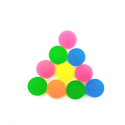 China Toy Wholesale Cheap Colorful Bright Solid 30mm Matte Single Color Rubber Bouncy Promotional Ball for sale