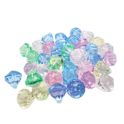 China Over 3 Years Colorful Safety Handmade Beads Perforated Acrylic Diamond Crystal For DIY Decoration for sale