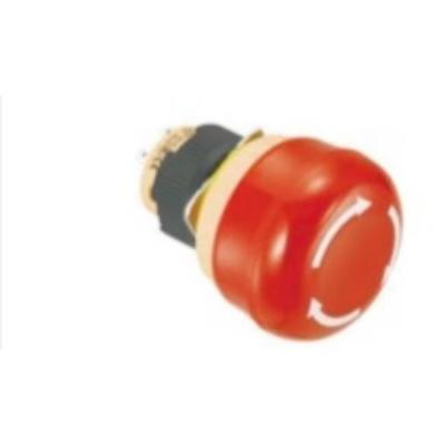 China Factory Price Electronic Hardware Toowei Mushroom Emergency Stop Metal Push Button Push Button Switch Detachment for sale