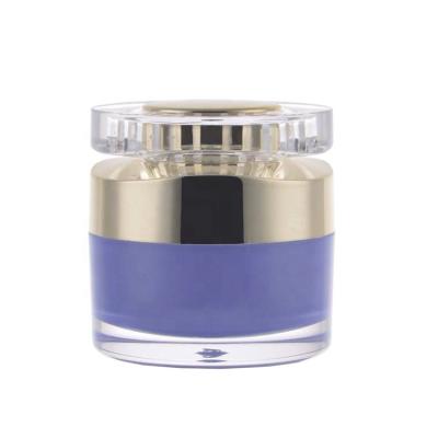 China Acrylic Cream Jars 10g 15g 30g 50g Single Face Eye Cream Container Skin Care Plastic Cosmetic Packaging Container Free Sample for sale