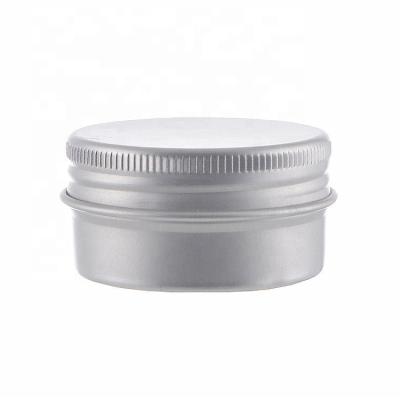 China Cosmetic High Quality Aluminum Jar Packaging 40g 50g 60g 80g Metal Pack Eco-friendly Sustainable Skin Care Cosmetic Container For Cream for sale