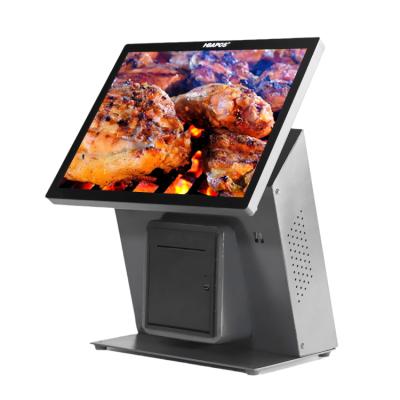 China All in one pos system all in one pos machine with printer Capacitive Screen for sale