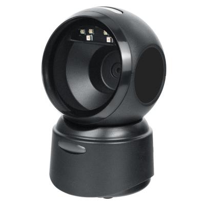 中国 Ready to ship High Quality desktop Omnidirectional 1D 2D Barcode Scanner Automatic Flatbed QR Code Scanner 販売のため