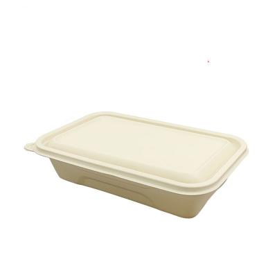 China 2022 Eco Friendly Bio Degradable Bio Degradable Degradable Sugar Cane Bagasse Deli Disposable Food Storage Containers Manufacture Eco for sale