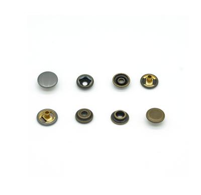 China Factory Direct Sales New Bestselling Paintable Custom Snap Fastener Button Brass Metal for sale