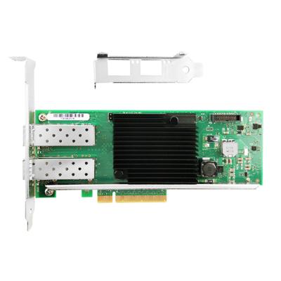 China Server AN8710-F2/X710-DA2 10 Gigabit Dual Port SFP+ Server Network Card Intel X710BM2 PCIe3.0 X8 Chipset for sale