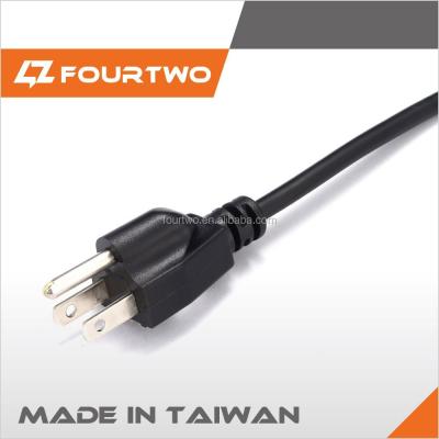 China Consumer Electronics Made in Taiwan High Quality Swivel Power Cord Hair Dryer, Power Cord, 5-15p Pan Plug Electric Power Cord for sale