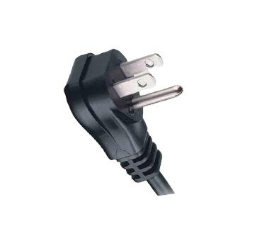 China Industrial UL CUL Approved US 90 Degree 110v 3pin AC Plug for sale