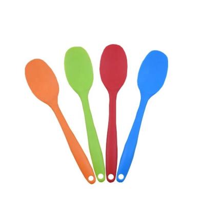 China Multi Colors Silicone Spatula Kitchenaid Food Grade Silicone Cooking Utensils for sale