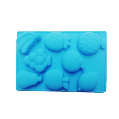 China Rectangle Cake Fruit Shaped Silicone Molds Handmade Diy Eco Friendly for sale