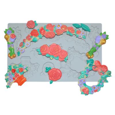 China Household Silicone Baking Utensils Fondant Mold Mat Non Stick Customized for sale