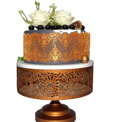 China Custom Logo Silicone Baking Utensils Exquisite Lace Molds For Cake Decorating for sale