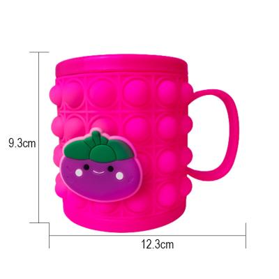 China High Durability Silicone Baby Cups Food Grade Drinking Non Stick Temperature Resistant à venda