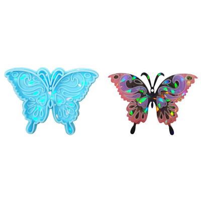 China High Durability 3D Holographic Silicone Mould for MHC Resin Art Decor Butterfly Keychains for sale