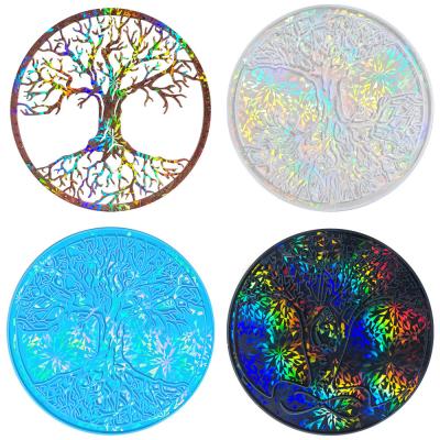 China MHC Diy Silicone Resin Mold Holographic Wall Art Decorations Home Epoxy Resin Crafts for sale