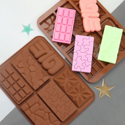 China MHC Dubai Chocolate Mold Deep Kit Grote bakkoekvormen Pistachio 3d Custom Silicone Dubai Chocolate Mould Te koop