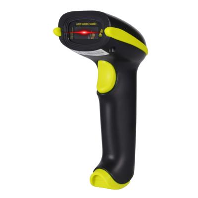 China High Resolution 3.3mil 1D Laser Wired Barcode Scanner Barcode Reader Nice Look A4 for sale