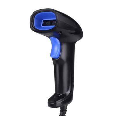 China Powerful ABS+PC Decode Capacity 2D Barcode Fast Barcode Scanner Cable Reader To Scan 2D Barcode for sale