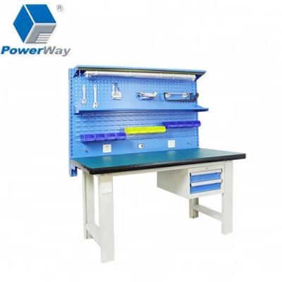 China Easily Assembled Heavy Duty Power Way Stainless Steel Work Bench Workbench Workstation Bench for sale