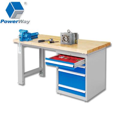 China brand easily assembled powerway work bench in workshop link house for sale