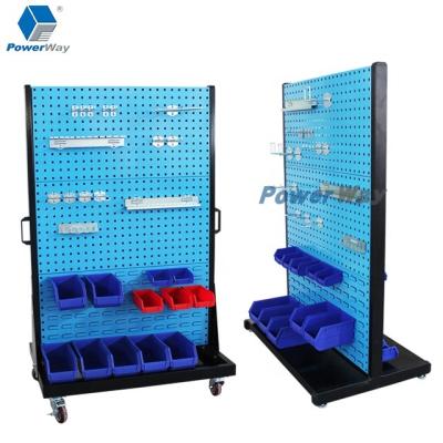 China Sustainable Hardware Products Slatwall Tools Pegboard Power Hanging Accessories Show Rack for sale