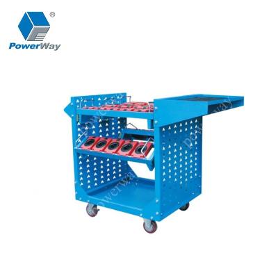 China Cheap Mobile Storage Powerway CNC Tool Kit Storage Tool Trolley Cabinet for sale