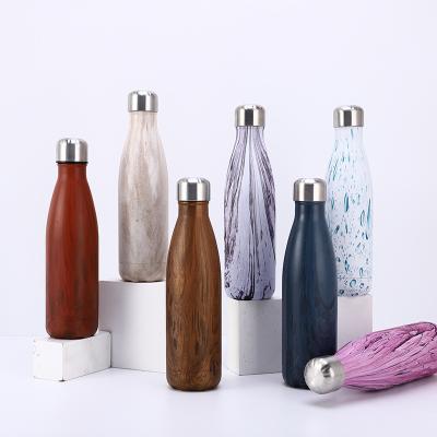 China PORTABLE 500ml Cola Shaped Stainless Steel Vacuum Flask Custom Logo Double Wall Cola Thermo Cups for sale