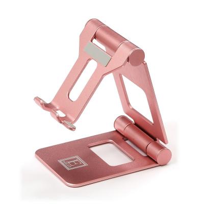 China Manufacturer Price Aluminum Alloy Desktop Mobile Phone Stand Table Waterproof Foldable Portable Metal Stand for All Phone and iPad for sale