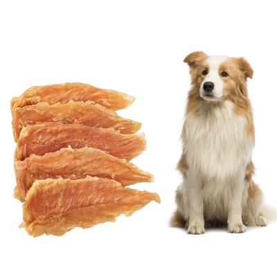 China 100% Natural Viable Chicken Breast Jerky Pet Treats Dog Food Pet Snacks for sale