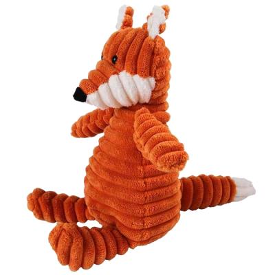 China Durable Pet Fox Shaped Toy EN71/ASTM/CPSIA Pet Toys Pet Toys For Dogs To Bite Into for sale