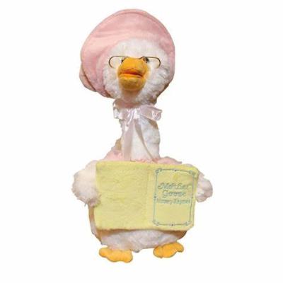 China EN71/ASTM/CPSIA Kawaii TOYS White Plush Goose Look Book Toys for sale