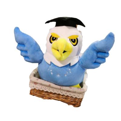 China Creative Stuffed Doll Creative Child's Graduation Eagle New Design Toy EN71/ASTM/CPSIA 2021 Toy Gift Soft Plush Toy for sale