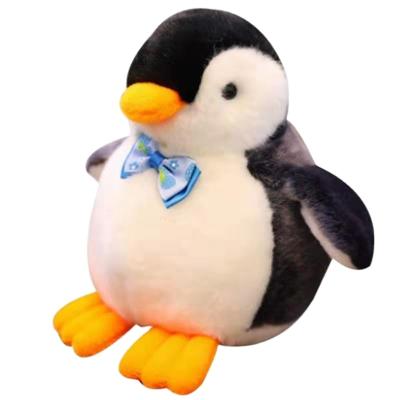 China Stuffed Toy EN71/ASTM/CPSIA Bow Knot Penguin Doll Gift For Friend Valentine's Day Gift Cute Plush Toy for sale