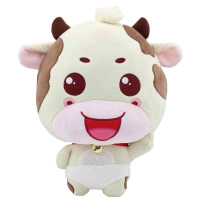 China Hot Selling Custom Toy EN71/ASTM/CPSIA Cattle Stuffed Plush Toy Cartoon Animal Cow Stuffed Toys for sale