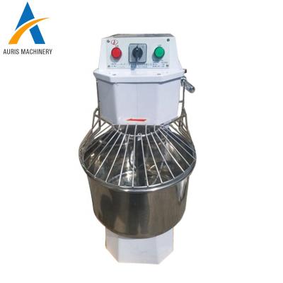 China Full Automatic Gas Heating Cooking Hs20 Spiral Flour Mixer for sale