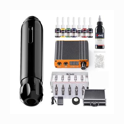 China Body Tattoo/Tattoo Pen Factory Wholesale Microblading Rotary Pen Tattoo Machine Pen Eyebrow Solong Kit for sale