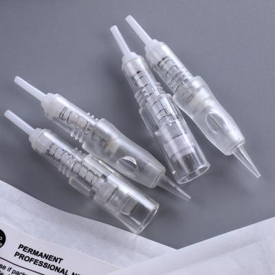 China Solong PMU Supply Ombre Permanent Eyebrow Shading Ink Permanent Makeup Tattoo Cartridge Needle for sale