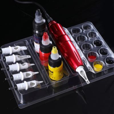 China Wholesale Multifunctional Disposable Tattoo Accessories Cartridge Ink Cup Holder 25pcs Tattoo Ink Tray for sale