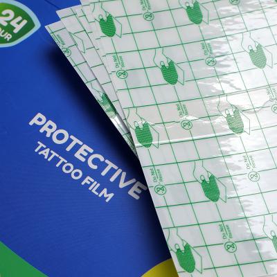 China OEM Factory PU Protective Film 15*18cm Tattoo Aftercare Tattoo Film High Quality Waterproof Breathable Safety for sale