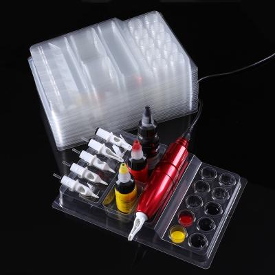 China Wholesale 25pcs Multifunctional Premium Quality Tattoo Ink Cup Cartridge Holder Disposable Tattoo Ink Tray for sale