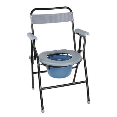 China Portable Lightweight Homecare Commode Chair Commode Chair Folding With Toilet for sale