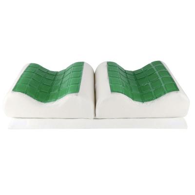 China Wholesale Custom Orthopedic Nondisposable Cotton Sleep Memory Foam Knee Pillow With Strap For Side Sleepers for sale