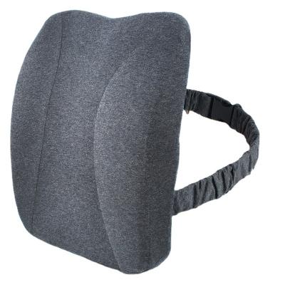 China New Design D Shape Memory Foam Chair Nondisposable Promotional Size Back Rest Lumbar Pillow for sale