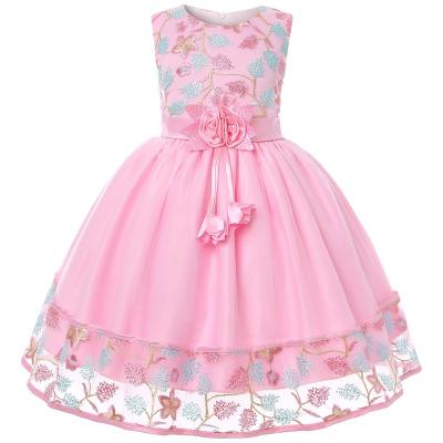 China HDKBLQ1919 Anti-wrinkle Flower Girl Dresses for First Wedding Communion Pageant Flower Girl Tutu Dress for Kids Party Christmas Dress for sale