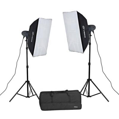 China High Quality Portable Studio Equipment Photography Product Snap Kits with Stand and Accessories Soft Light Box Kit VL-150PLUS for sale