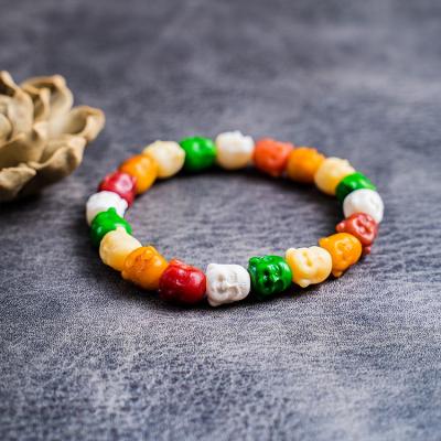 China Ethnic maitreya bead women beads bracelet handmade evil eye bead bracelet for sale