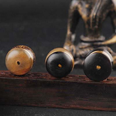 China Religious Man Bracelets Buddha Beads Buddhism Bracelet Round Beads Bracelet Horn Material for sale