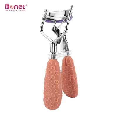 China Custom Stainless Steel Lash Extensions Eyelash Curler Fashion Makeup Eyelash Tweezers Tools Women Black Private Label for sale