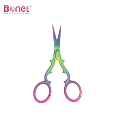 China Durable Scissors And Shear Beautiful Design Special Tailor Colorful Plastic Scissors Card Packing Handle for sale