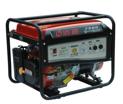 China 7Kw Portable Emergency Generator LJ7500 LUOJIA  High Pressure Water Pump Generator for sale